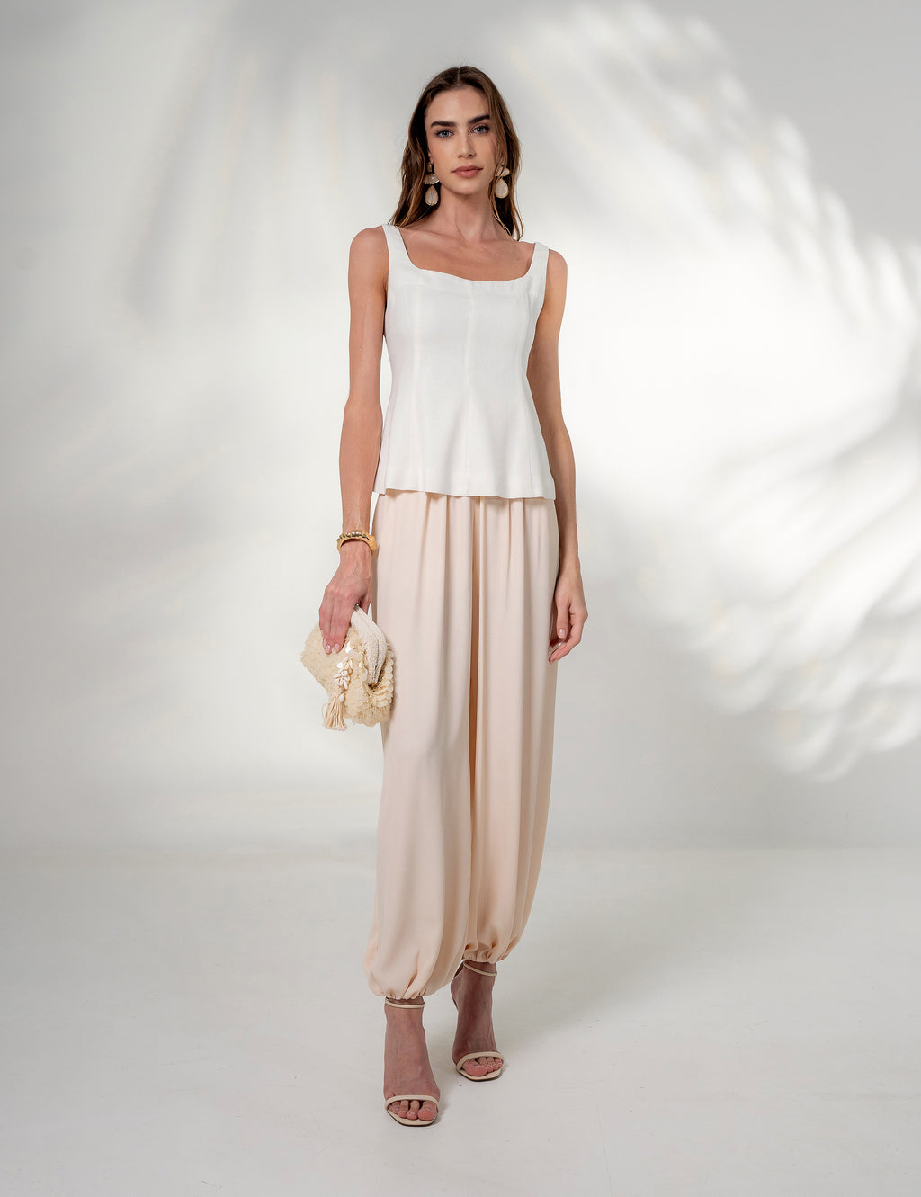 BLUSA CLARICE VISCOLINHO OFF WHITE