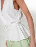 BLUSA JOANA VISCOSE OFF WHITE