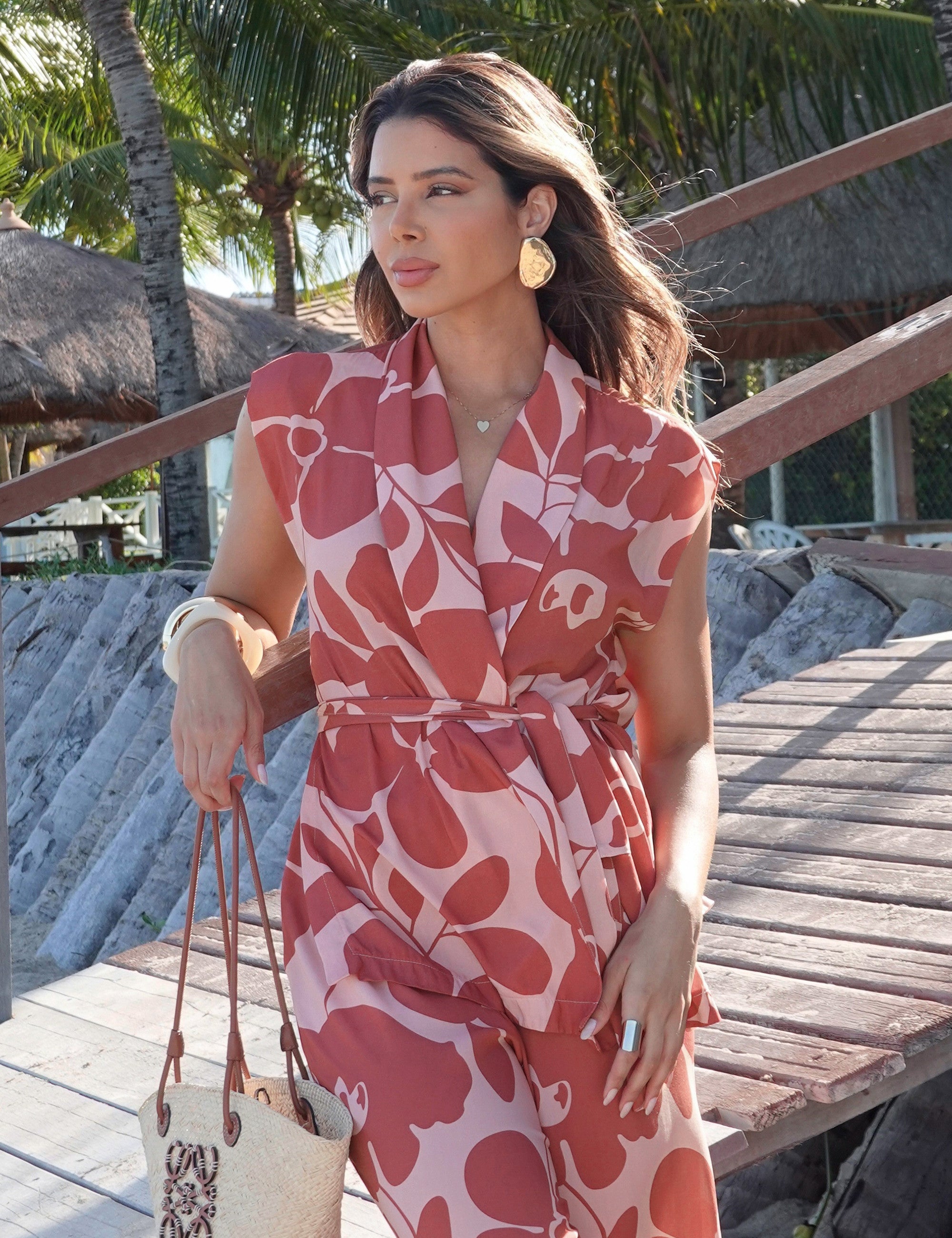 KIMONO MILENA VISCOSE ESTAMPADA FLORAL