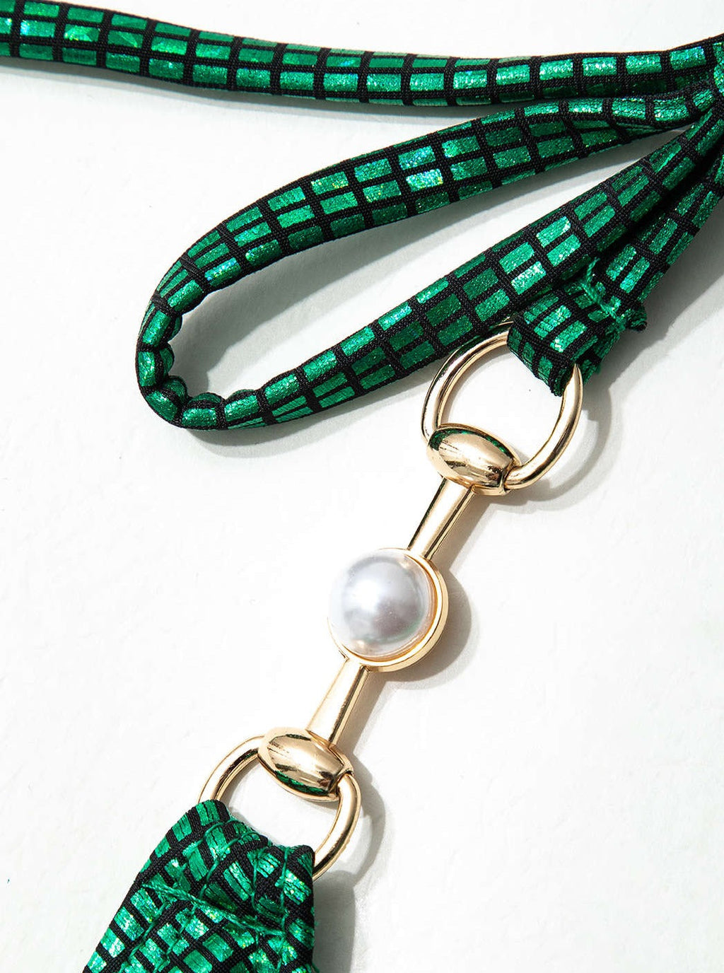Conjunto de biquíni de maiô grade halter